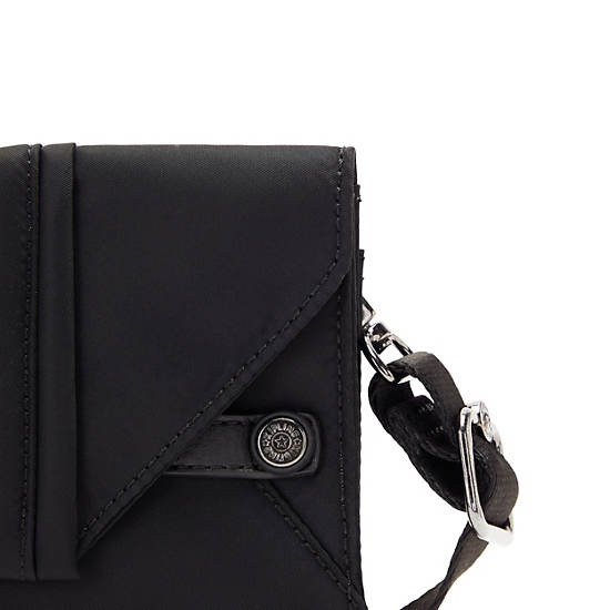 Kipling Lelio Crossbody Táska Fekete | HU 1185OK